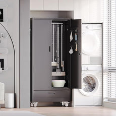 SUXXAN Broom Closet with Wheels 71