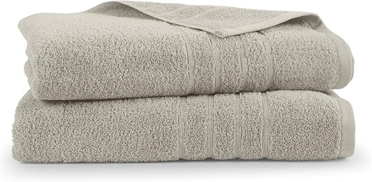Martex 2-Pack Ultimate Performance Bath Sheet Set – 100% Cotton – 33” x 65” – Extra Large Bath Towels – Versatile – Low-Linting – Supersoft Bathroom Set – Super Absorbent – Easy Care – New Sand
