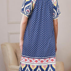 Ekouaer Women Robe Zipper Front Mumu Duster Robes Zip Up Housecoat Soft Sleepwear with Pockets