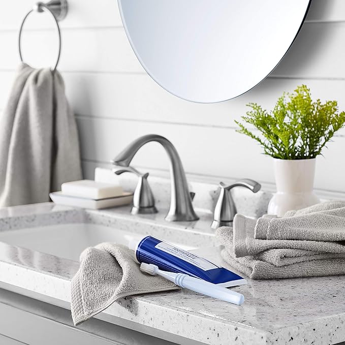 Amazon basics cotton washcloths, Lightweight quick-dry, 12" x 12", 12-pack, platinum