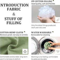 10 lbs Thickened Headboard Pillow Wedge Pillow Headboard Reading Pillow Bed for Comfortable Backrest Reading Triangular Pillow with Side Pocket Backrest Pillows for Sitting in Bed Green Full