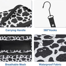 Suitcase Organizer, Travel Luggage Organizer Portable Hanging Travel Shelves Collapsible Hanging Packing Cubes for Carry on Suitcase