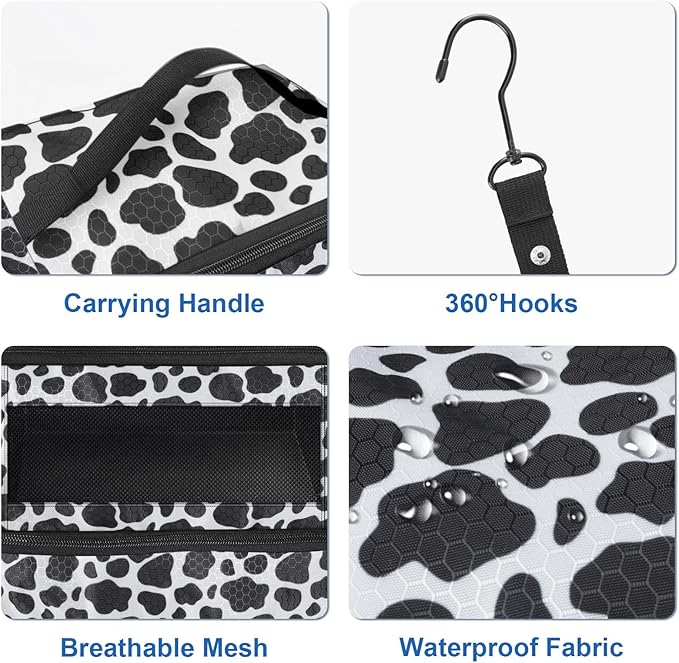 Suitcase Organizer, Travel Luggage Organizer Portable Hanging Travel Shelves Collapsible Hanging Packing Cubes for Carry on Suitcase