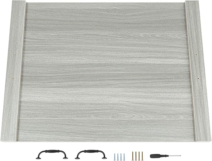 30×22inch Stove Top Cover Board, Rustic Wood Noodle Board Gas Electric Stove Cover, Kitchen Serving Tray for Small Apartments, Kitchens, RVs