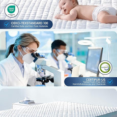 King Size Mattress Topper,Dual Layer Gel Memory Foam & Pillow Top Mattress Topper King for Pressure Relief and Medium Firm Support,CertiPur-US Certified