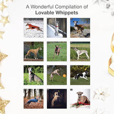 RED EMBER Whippets 2026 Wall Calendar 12 Month | 12