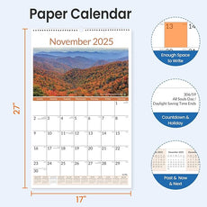 SUNEE 2026 Wall Calendar Extra Large 17