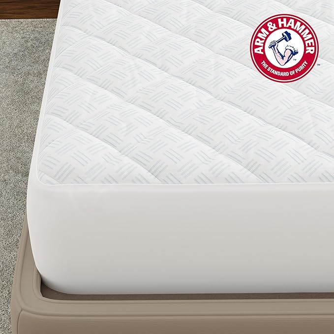 Arm & Hammer Cooling Comfort Mattress Pad, Waterproof, King