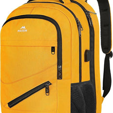 MATEIN 18.4 Inch TSA Approved Backpack, Extra Large 50 L Outdoor Carryon Backpack with Seperated Laptop Compartment, Work Travel Daypack with USB Charging Port, Creative Gifts for Men Women