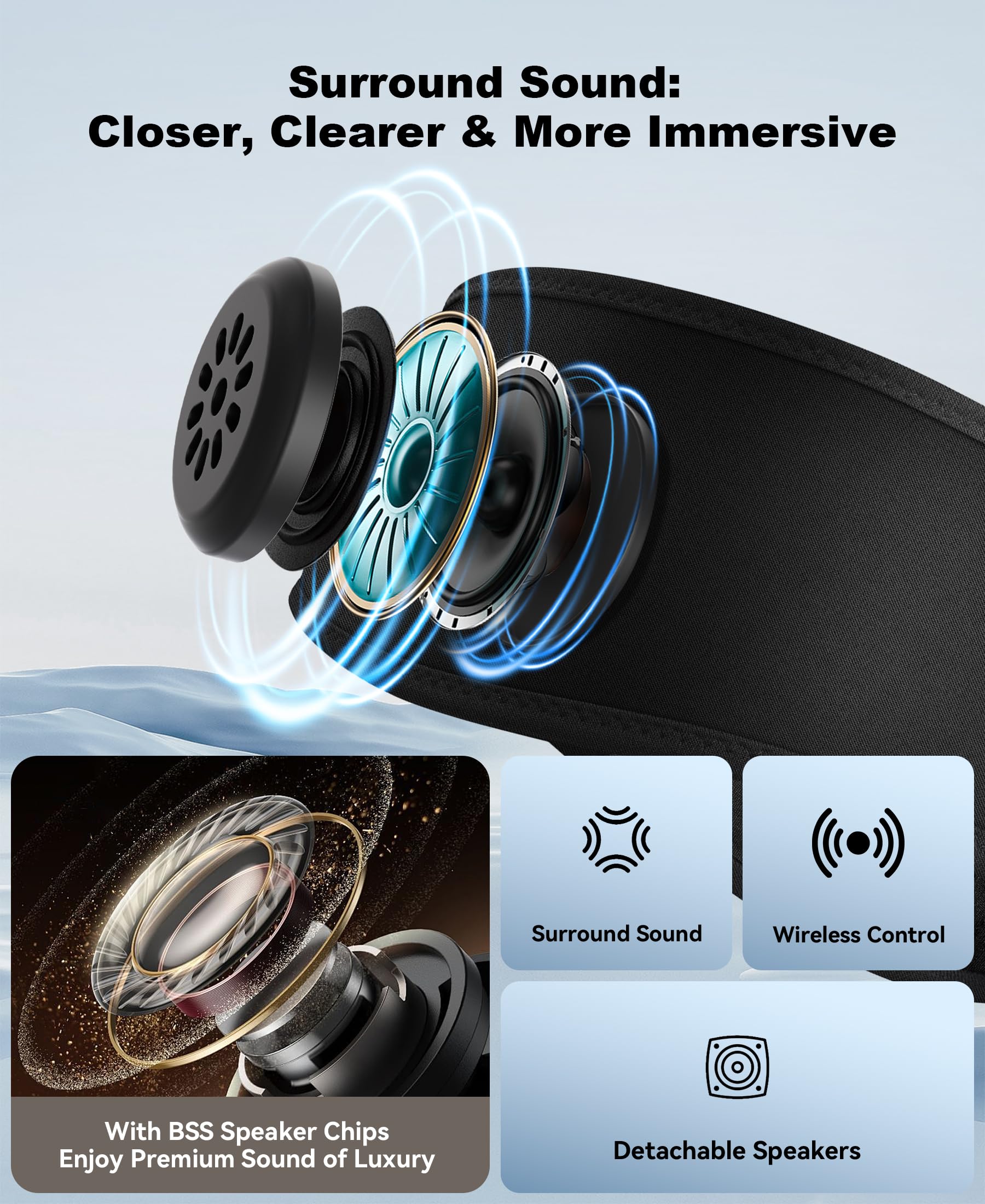 MUSICOZY Sleep Headphones Bluetooth 5.4 Headband, Sports Wireless Earphones Sweat Resistant Earbuds Sleeping Headphone with Ultra-Thin HD Stereo Speaker for Workout Running Cool Gadgets Unique Gifts Dormly