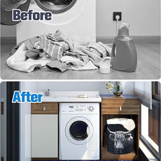 Highland Cow Laundry Basket Animal Foldable Oxford Cloth Funny Tote Bag Laundry Hamper Clothes Storage Bucket Organizer For Bathroom/Laundry Storage/Bedroom Storage Basket 17.7x13.7Inch