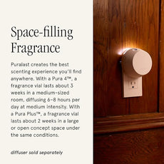 Pura x Studio McGee Home Scent Refill - Smart Air Diffuser - Up to 120-Hours of Luxury Fragrance per Refill - Home Essential - Clean & Safe Diffuser Fragrance - 2 Pack, Santal Vanilla