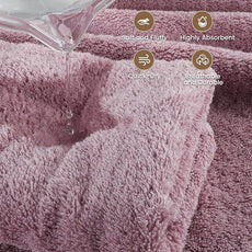 SEMAXE 4-Pack Luxury Bath Towels for Bathroom, 100% Cotton, Soft, Absorbent, and Quick-Drying, 55