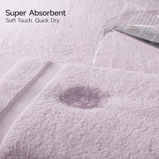 REDKISS 100% Cotton Bath Towels Set of 2, Extra Large Bath Sheets 35 X 70 Inches, 800 GSM, Quick Dry, Ultra Soft & Super Absorbent Bathroom Towel Sets for Bathroom, Gym, Spa, Pool & Hotel, Purple