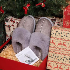 KuaiLu Womens Fluff Dual Memory Foam Slippers Ladies Cozy Arch Support Warm Scuff Slippers Slip on Comfy Winter House Shoes with Non-Slip Indoor Outdoor Hard Sole