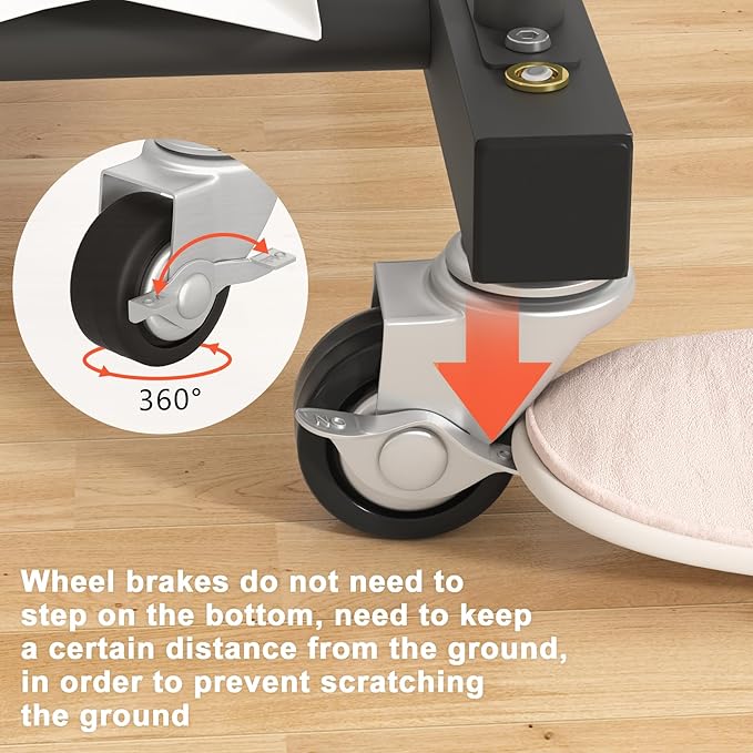 Laiensia Double Rods Garment Rack with Wheels, Clothing Rack for Hanging Clothes,4 Hooks, Multi-functional Bedroom Clothes Rack, Black