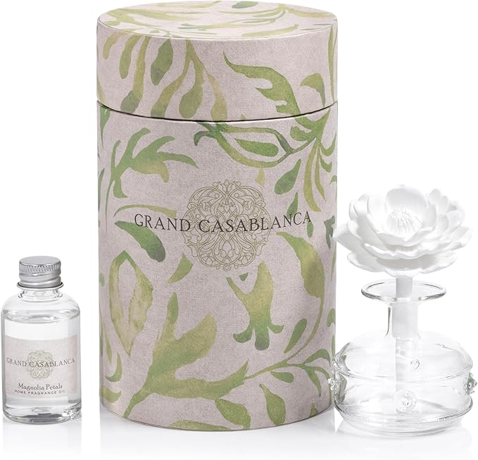 Magnolia Petals Zodax MINI Grand Casablanca Porcelain Diffuser
