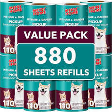 MEIQIHOME Extra Sticky Lint Roller Refills Only, 880 Easy-Tear Sheets for 3.9