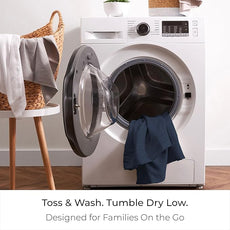 Mellanni Full Sheet Set - 6-Piece Iconic Collection Bedding, (Including 4 Pillowcases), 21-Inch Extra Deep Pocket, Easy Care, Ultra Soft, Cooling Sheets, Brushed Microfiber - Navy Blue