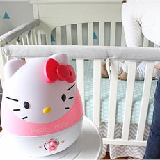 Crane Adorables Ultrasonic Humidifiers for Bedroom and Baby Nursery, 1 Gallon Cool Mist Air Humidifier for Large Room or Kid's Room, Humidifier Filters Optional, Hello Kitty
