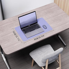 YSAGi Double-Sided Desk Mat, Eco Cork & Leather Desk Protector, Large Mouse Pad & Writing Pad for Office/Home (23.6