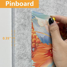 Large Cork Board Tiles for Wall with Push Pins, 36