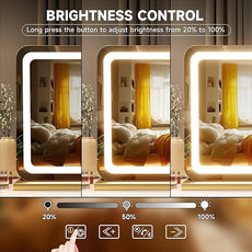 Hasipu Vanity Mirror with Lights and Bluetooth Speaker, 32