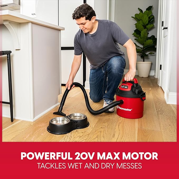 Vacmaster 2.5-Gallon 20V Cordless Wet/Dry Vac - DVOM202P 1101