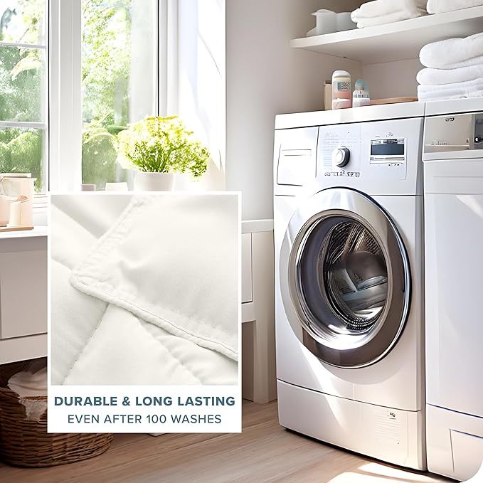 Bare Home Comforter Set - Full Size - Ultra-Soft - Goose Down Alternative - Premium 1800 Series - All Season Warmth (Full, Cream)