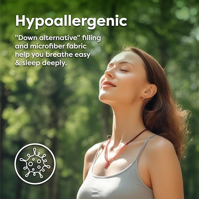 HOSPITOLOGY PRODUCTS Hypoallergenic Mattress Cover- Overstuffed - Deep Pocket - Goose Down Alternative Pillow Top Mattress Topper Full XL- 54" W x 80" L