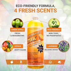 Advanage 20X Household Cleaner Concentrate Refill, 32 oz | Citrus All Purpose Cleaner | Multi Surface Dilute for Floors, Carpets, Glass, Counters, Appliances, and General Home Cleaning, USA Made