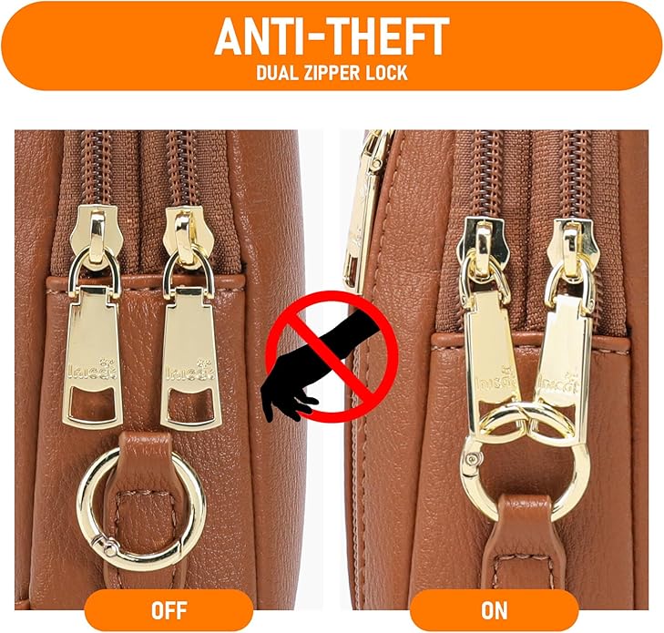 INICAT Travel Small Crossbody Sling Bags Women Cross Body Purses Passport Holder Vegan Leather Fanny Packs Birthday Gifts