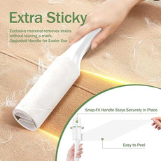 Extra Sticky Lint Roller for Pet Hair Suit (Travel Suit-100Sheets)