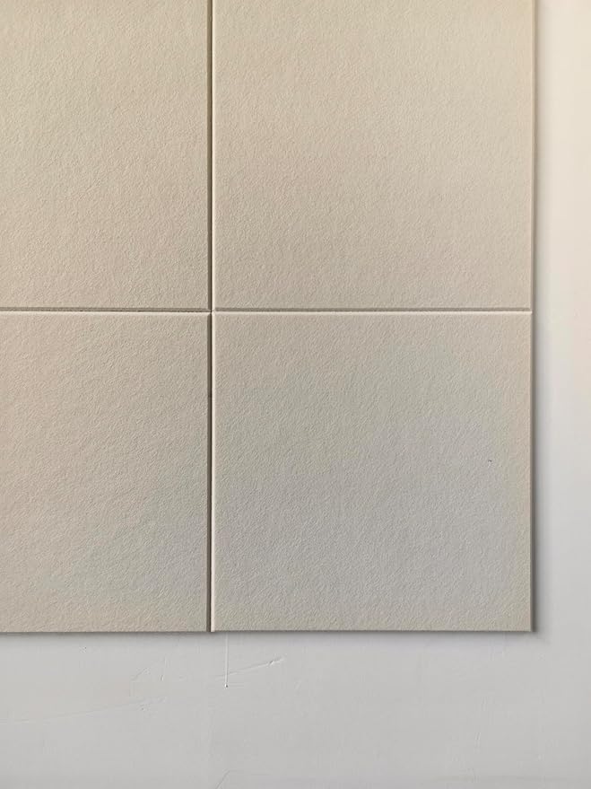 Cork Board 24 x36 Alternative - 6 Pack Felt Wall Tiles with Safe Removable Adhesive Tabs, Cork Boards for Walls Cork Board for Home Office Pin Board Tack Board - Beige