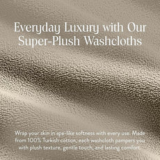 Brooklinen Super-Plush Turkish Cotton Washcloths - Set of 2 - Cotton, 820 GSM, Highly Absorbent, Machine Washable, Perfect for Home & Bathroom (13