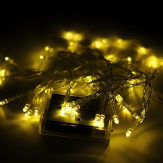 Karlling Battery Operated Fairy Lights, 13ft Durable Short Clear Wire LED Twinkle String Lights for Christmas, Valentine’s Day, Halloween,Weddings, Parties, and Indoor/Outdoor Decor(Warm White)