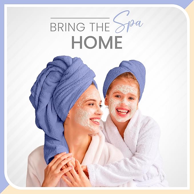 Martex 6-Piece 100% Ringspun Cotton Towel Set | Quick Dry | Super Absorbent & Soft | Lightweight | 2 Bath Towels | 2 Hand Towels | 2 Wash Cloths | Lavender