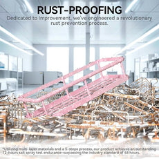 YASONIC Shower Caddy, 6 Pack Large Capacity Bath Organizer with Soap Holder and 12 Hooks, Rustproof Shower Shelves for Inside Shower, No Drilling&Sleek Bathroom Organizers and Storage Pink