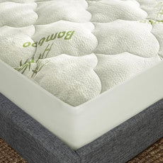 Twin XL Air Mattress Topper, Quilted Thick Viscose Air Mattress Pad Cover, Noiseless Extra Plush Pillow Top Mattress Topper Extra Long Twin Fits 15-23 Inches Deep Mattresses