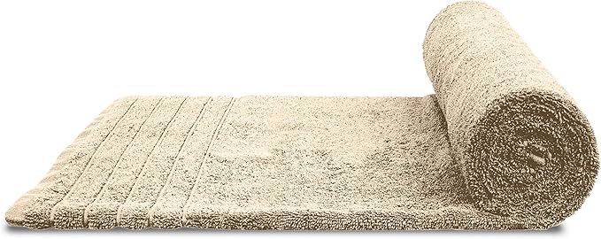 Tens Towels Pack of 2 Extra Large Bath Sheets 35 x 70 Inches, 100% Cotton, Larger & Lighter Weight, Quicker to Dry, Super Soft & Absorbent, Oversized Bath Towels, Beige