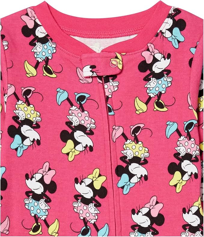 Amazon Essentials Disney Baby Girls' Snug-Fit Cotton Pajamas