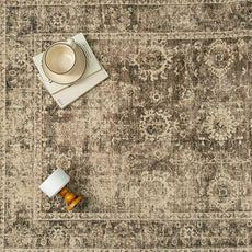 2x6 Washable Runner Rug for Kitchen Hallway Brown Vintage Non-Slip Low Pile Distressed Rustic Carpet Lightweight Vacuumable Soft Long Throw Rug for Indoor Entryway Bedroom