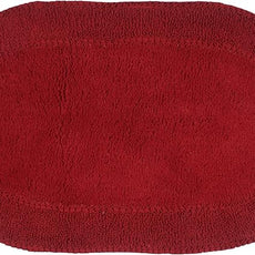 Home Weavers Double Ruffle Collection 100% Cotton Bathroom Rugs Set, Washable Rug, Extra Soft and Absorbent Bath Rug, Kitchen Mat, Bath Mat Set, Bath Floor Mat Non Slip, 24