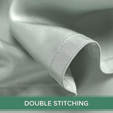 Pure Bamboo Full Sheets, Genuine 100% Organic Viscose Derived from Bamboo Bed Sheet Set, Luxuriously Soft & Cooling, Double Stitching, 2 Year Quality Promise (Full, Sea Glass)