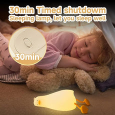 Cute Duck/Chicken/Pig/Rabbit/Panda Night Light, LED Squishy Animal Novelty Lamp for Toddler Baby Kids, Nursery Touch Kawaii Room/House Decor