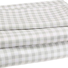 Amazon Basics Kid's Easy Care Microfiber Bed-in-a-Bag 5-Piece Bedding Set, Twin, Pink Cats, Animal Printed