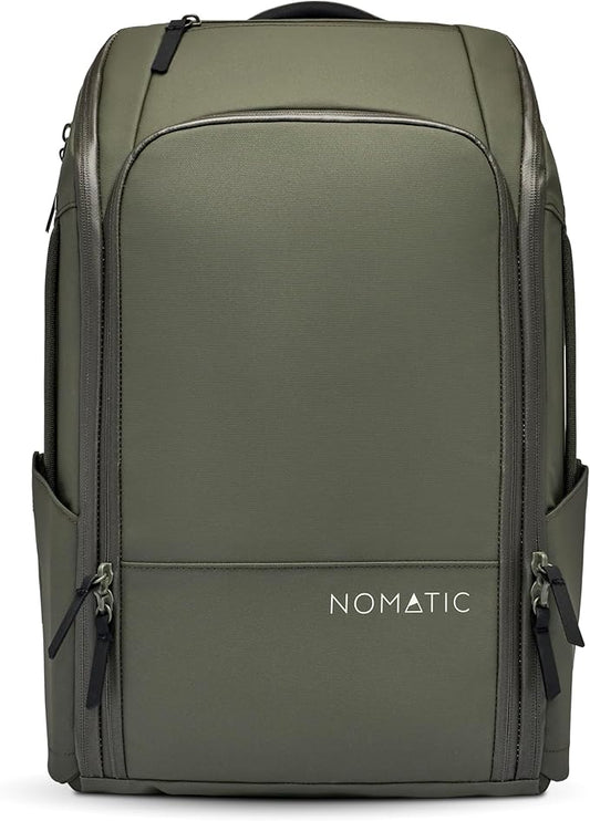 NOMATIC 14L Backpack- Carry On Backpack and Water Resistant Laptop Bag - Carry On or Business Backpack for Men and Women (Olive)