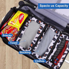 Suitcase Organizer, Travel Luggage Organizer Portable Hanging Travel Shelves Collapsible Hanging Packing Cubes for Carry on Suitcase