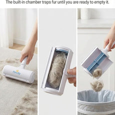 Pet Hair Remover Roller – Reusable Lint Roller for Pet Hair, Dog & Cat Hair Remover – Self-Cleaning Fur Removal Tool for Couch, Sofa, Furniture, Carpet, Car Seats & Bedding – No Refills Needed