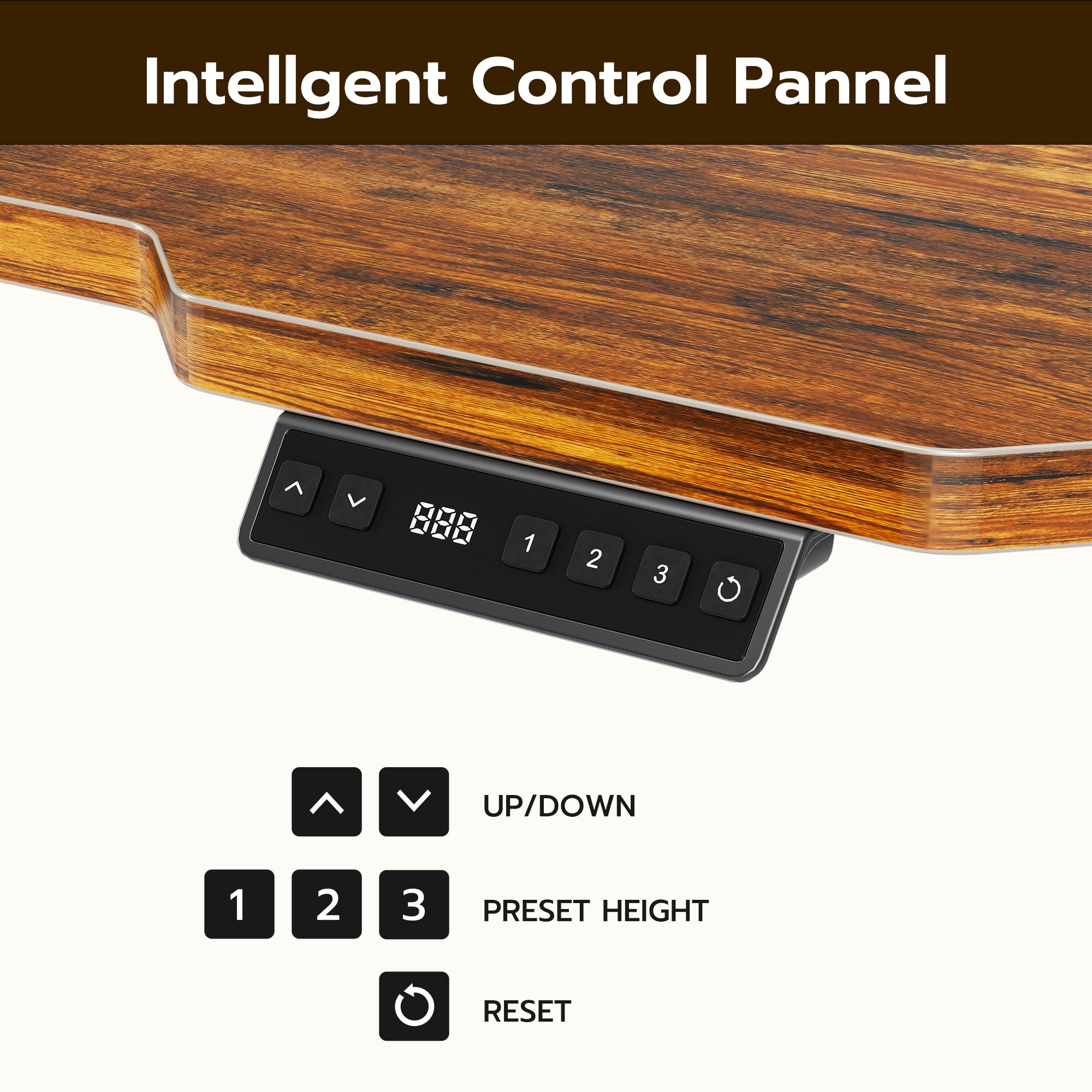 51" Reversiable L-Shaped Electric Standing Desk Adjustable Height Gaming Stand Up Corner Desk Sit Stand Home Office Computer Desk with Splice Board,Black Top Dormly